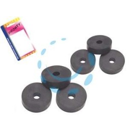 GUARNIZIONI IN GOMMA PER RUBINETTO IN BLISTER - in bl. pz.5 da 3/8" + pz. 5 da 1/2"