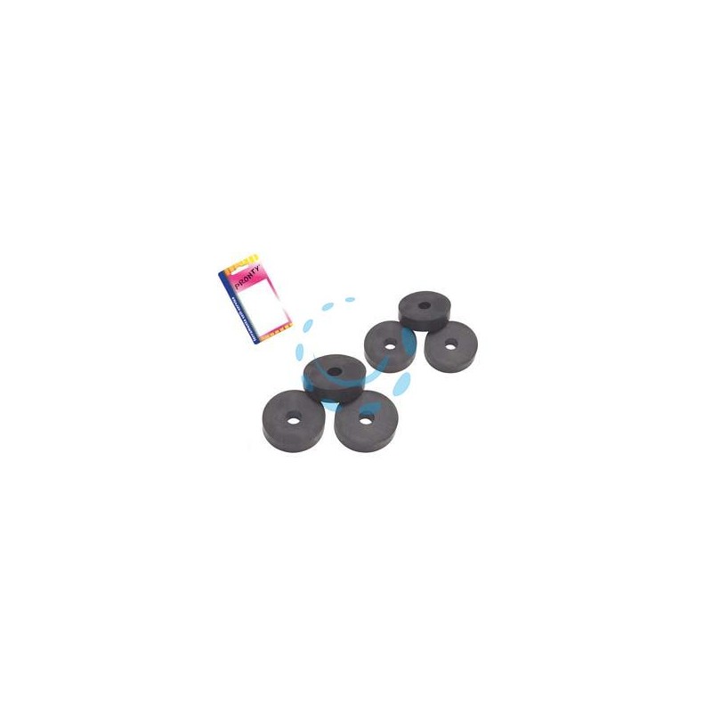 GUARNIZIONI IN GOMMA PER RUBINETTO IN BLISTER - in bl. pz.5 da 3/8" + pz. 5 da 1/2"
