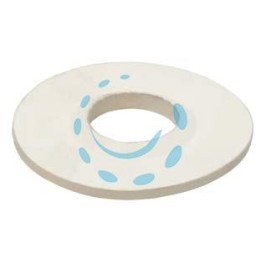 GUARNIZIONE SOTTO PILETTA IN GOMMA BIANCA CON BORDINO - 1"