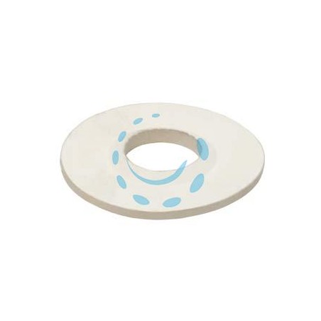 GUARNIZIONE SOTTO PILETTA IN GOMMA BIANCA CON BORDINO - 1"