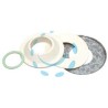 GUARNIZIONE PER PILETTA IN SERIE 4 PEZZI - 1"1/4