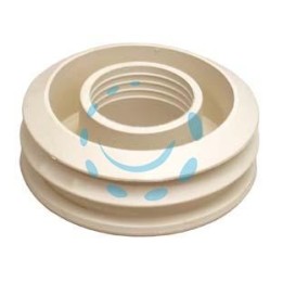 MORSETTO WC IN GOMMA BIANCA - ø mm.60 esterno - ø mm.30 interno