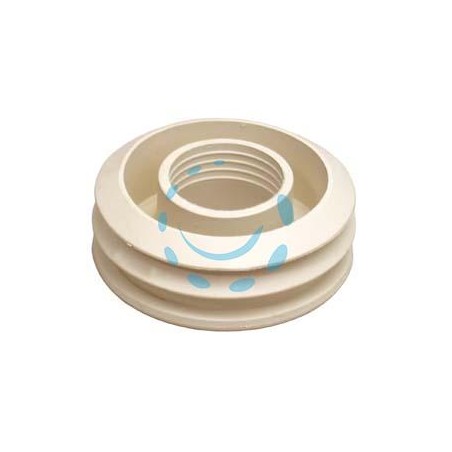 MORSETTO WC IN GOMMA BIANCA - ø mm.60 esterno - ø mm.30 interno