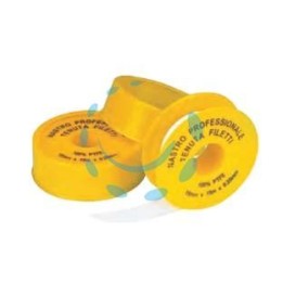 NASTRO TEFLON IN PTFE PROFESSIONALE PER GAS MM.19 MT.15 MM.0,2 