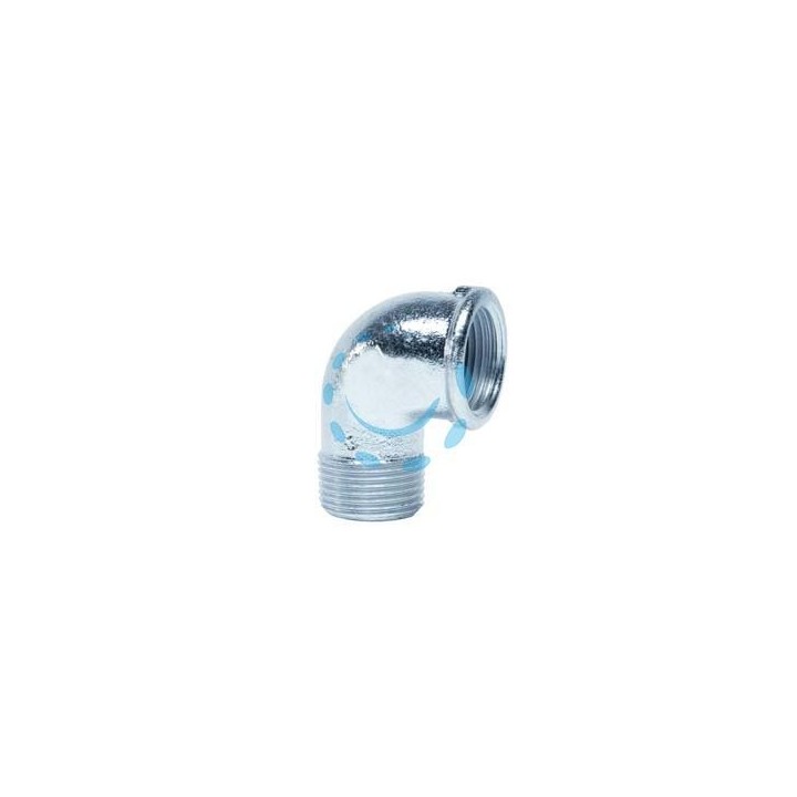 GOMITO 90° MASCHIO FEMMINA IN GHISA - MF 1" 1/2