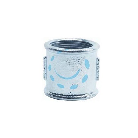 MANICOTTO FEMMINA FEMMINA IN GHISA ZINCATA - FF 3/8"