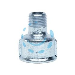 MANICOTTO RIDOTTO GHISA ZINCATA - F 1 1/2" M 1"