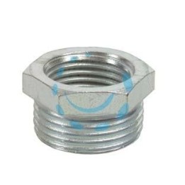 RIDUZIONE ESAGONALE ACCIAIO ZINCATO 241-Z - F 1/2" M 1"