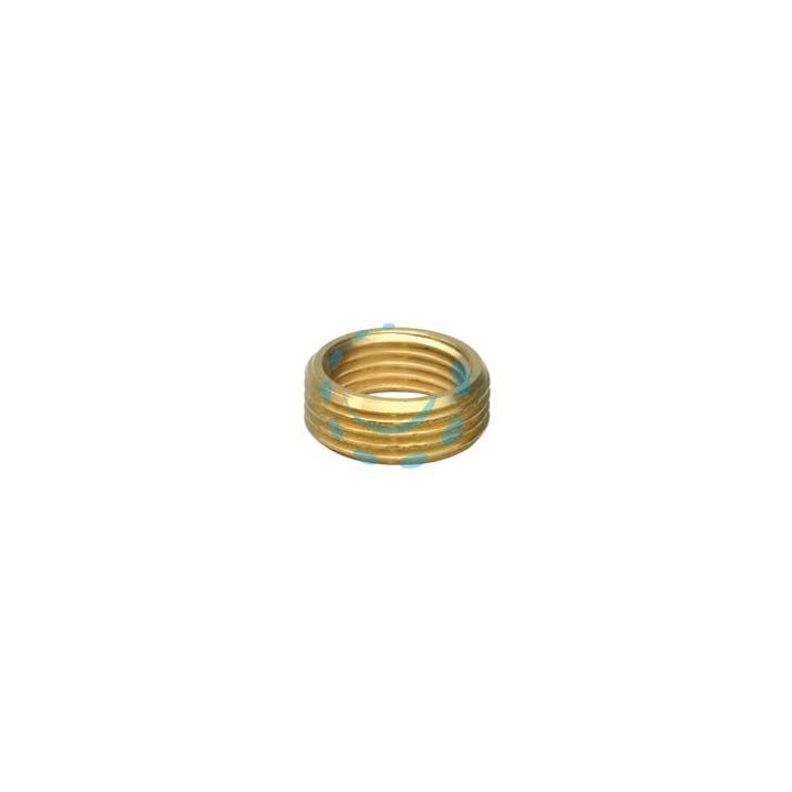 GHIERA DI RIDUZIONE OTTONE LUCIDO ART.275 - F 3/8" M 1/2"