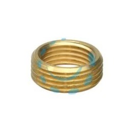 GHIERA DI RIDUZIONE OTTONE LUCIDO ART.275 - F 1/2" M 3/4"