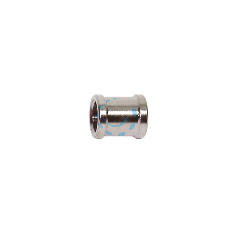MANICOTTO FEMMINA FEMMINA OTTONE CROMATO - FF 1/2"