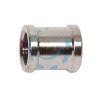 MANICOTTO FEMMINA FEMMINA OTTONE CROMATO - FF 1/2"