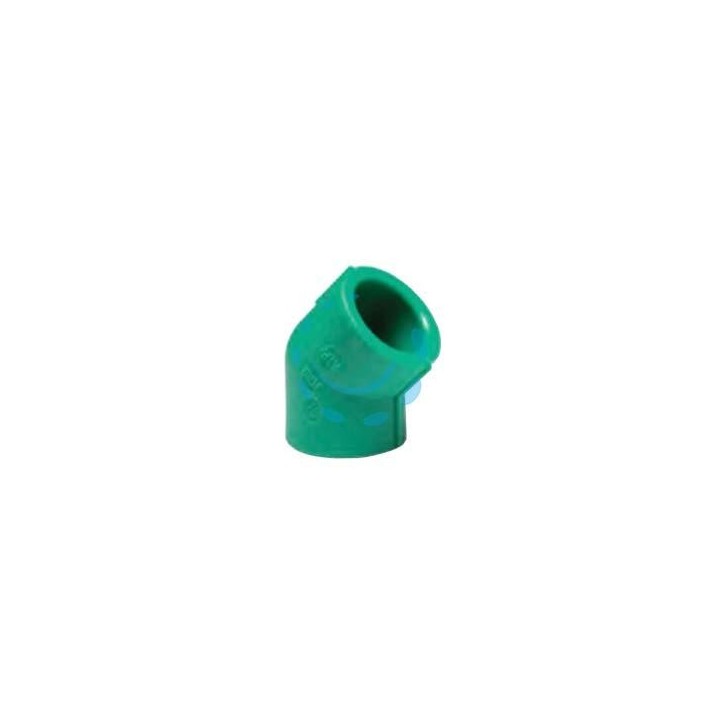 CURVA 45° IN PPR PN25 - ø mm.20x20