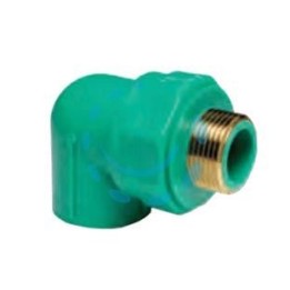 CURVA 90° FILETTATA MASCHIO IN PPR PN25 - M ø mm.25x3/4"