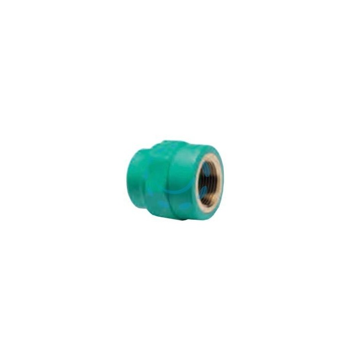 RIDUZIONE FILETTATA FEMMINA IN PPR PN25 - F ø mm.25x3/4"