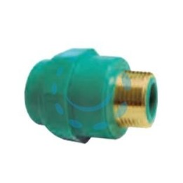 RIDUZIONE FILETTATA MASCHIO IN PPR PN25 - M ø mm.20x1/2"