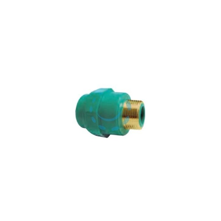 RIDUZIONE FILETTATA MASCHIO IN PPR PN25 - M ø mm.25x1/2"