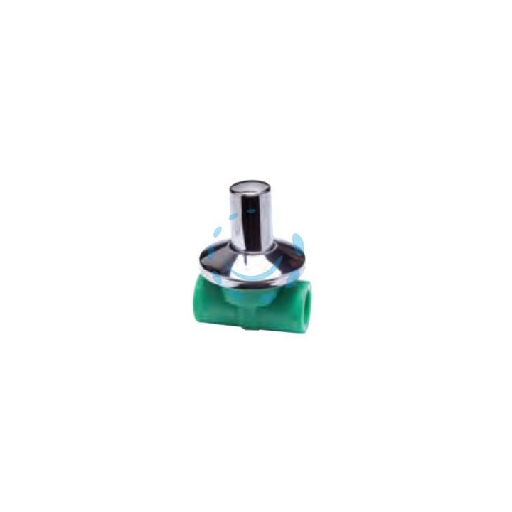RUBINETTO A VITONE CON CAPPUCCIO IN PPR - ø mm.25x3/4"