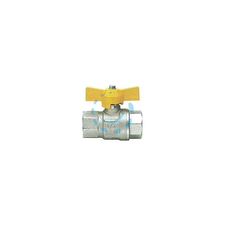 VALVOLA A SFERA GAS F/F CON MANIGLIA A T "LONDON" ART.068 - FF 1/2"
