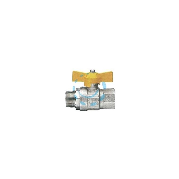 VALVOLA A SFERA GAS M/F CON MANIGLIA A T "LONDON" ART.069 - MF 1/2"