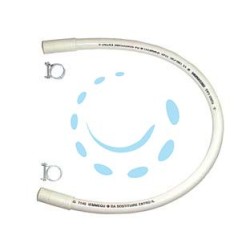 TUBO GAS METANO CON FASCETTE - cm.200