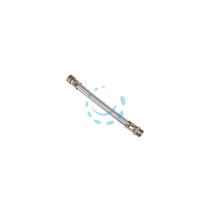 FLESSIBILE INOX M3/8 - F3/8 - M 3/8" F 3/8" cm.30
