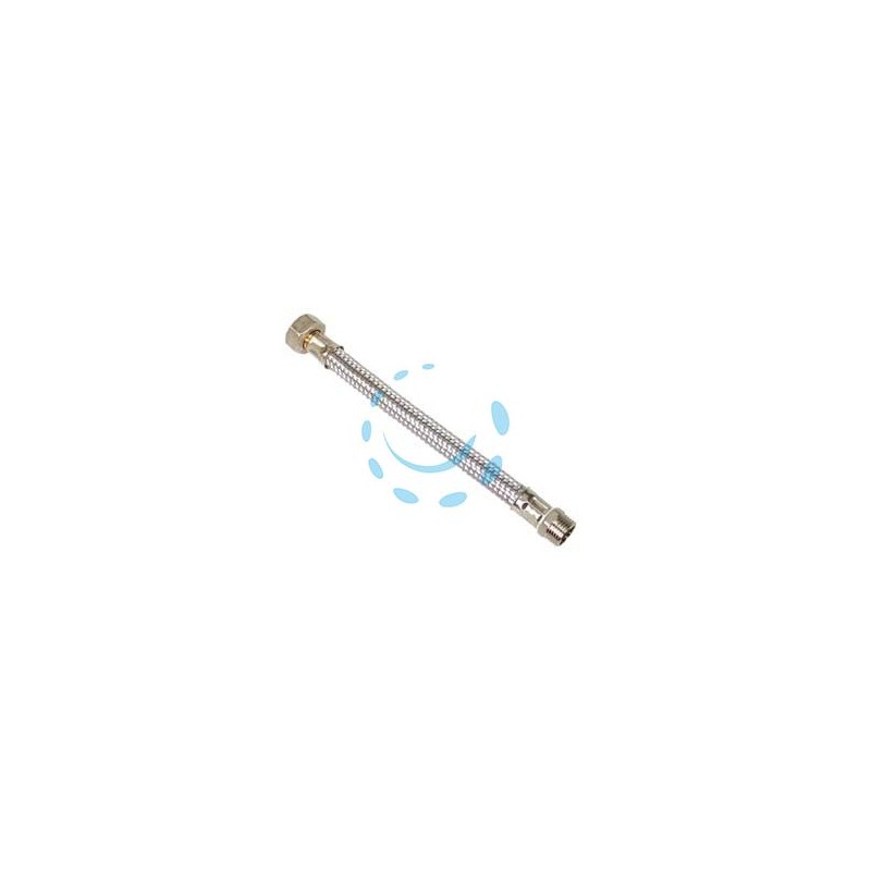 FLESSIBILE INOX DN8 M3/8 - F1/2 - M3/8 - F1/2 cm.35