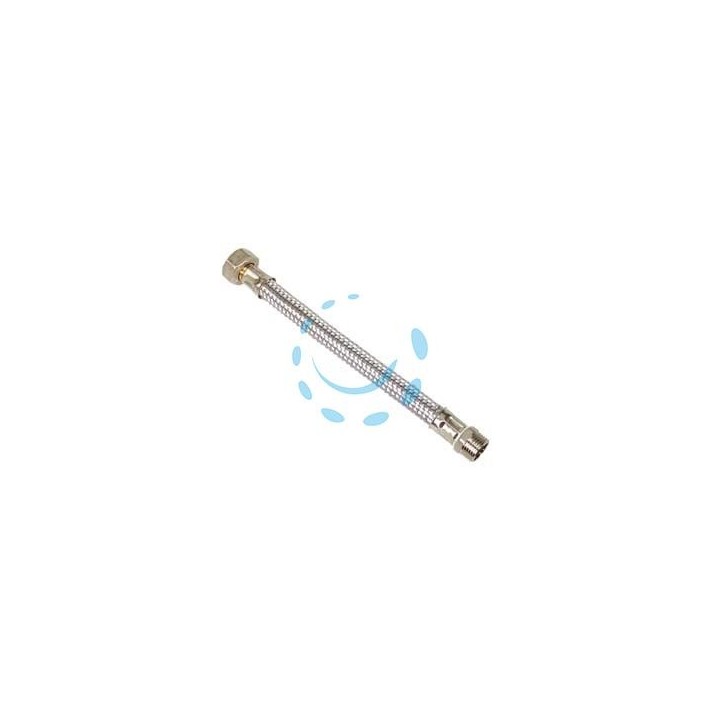 FLESSIBILE INOX DN8 M3/8 - F1/2 - M3/8 - F1/2 cm.40