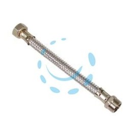 FLESSIBILE INOX M1/2 - F1/2 - M 1/2" F 1/2" cm.20