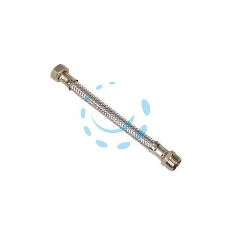 FLESSIBILE INOX M1/2 - F1/2 - M 1/2" F 1/2" cm.35