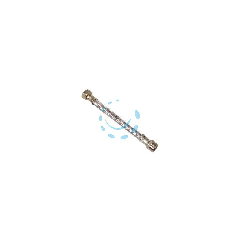 FLESSIBILE INOX M1/2 - F1/2 - M 1/2" F 1/2" cm.40