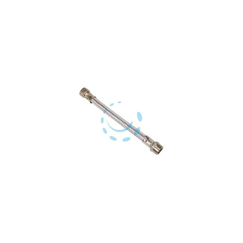 FLESSIBILE INOX M1/2 - F3/8 - M 1/2" F 3/8" cm.35