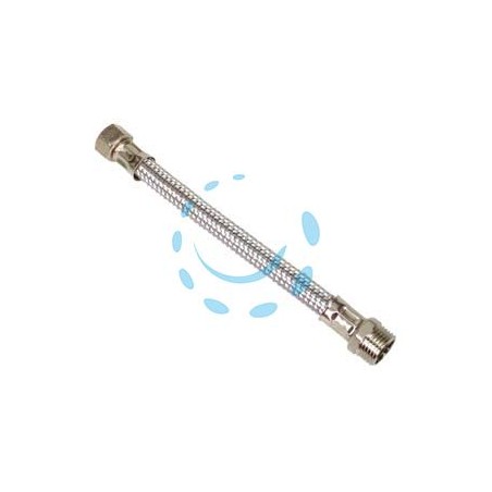 FLESSIBILE INOX M1/2 - F3/8 - M 1/2" F 3/8" cm.35
