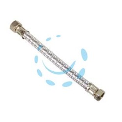 FLESSIBILE INOX F3/8 - F3/8 - F 3/8" F 3/8" cm.30