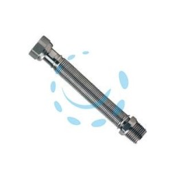 FLESSIBILE ESTENSIBILE PER ACQUA IN ACCIAIO INOX - MF 3/4" - ø DN 20 - mm.100/200