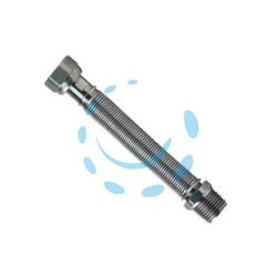 FLESSIBILE ESTENSIBILE PER ACQUA IN ACCIAIO INOX - MF 3/4" - ø DN 20 - mm.100/200