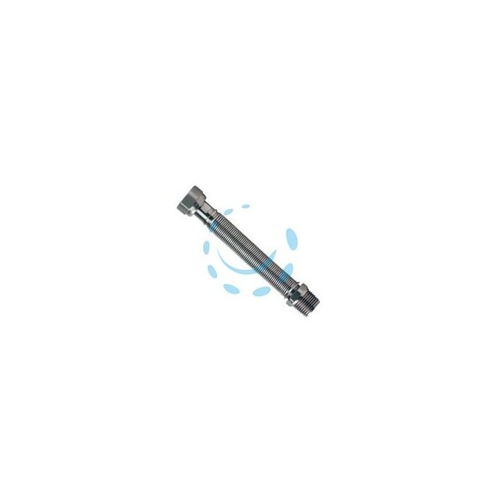 FLESSIBILE ESTENSIBILE PER ACQUA IN ACCIAIO INOX - MF 3/4" - ø DN 20 - mm.100/200