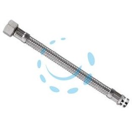 FLESSIBILE INOX PARIGI M3/8 - F1/2 "FLEXCORE" - M 3/8" F 1/2" cm.35