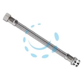 FLESSIBILE INOX PARIGI M1/2 - F3/8 "FLEXCORE" - M 1/2" F 3/8" cm.50