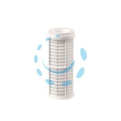 CARTUCCIA RETE LAVABILE SERIE RLA PER CONTENITORI FILTRO H 5" 3/4-1" - ø interno mm.27-mm.38 - ø esterno mm.65 - 