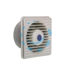 ASPIRATORE ELETTRICO DA PARETE ASSIALE AUTOMATICO 15W - ø mm.100 di foro art.T100