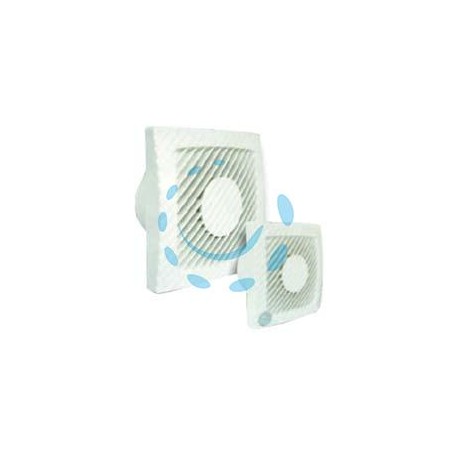 ASPIRATORE ELETTRICO DA PARETE ASSIALE 15W APERTURA FISSA - ø mm.100 di foro, portata aria 110mc/h, art:L100