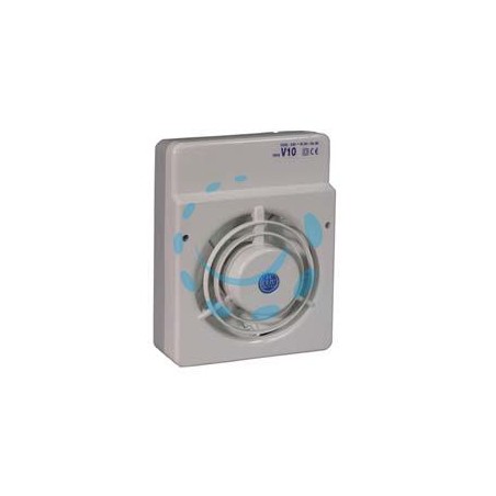 ASPIRATORE ELETTRICO DA PARETE CENTRIFUGO AUTOMATICO 20W - ø mm.100 di foro art.V10