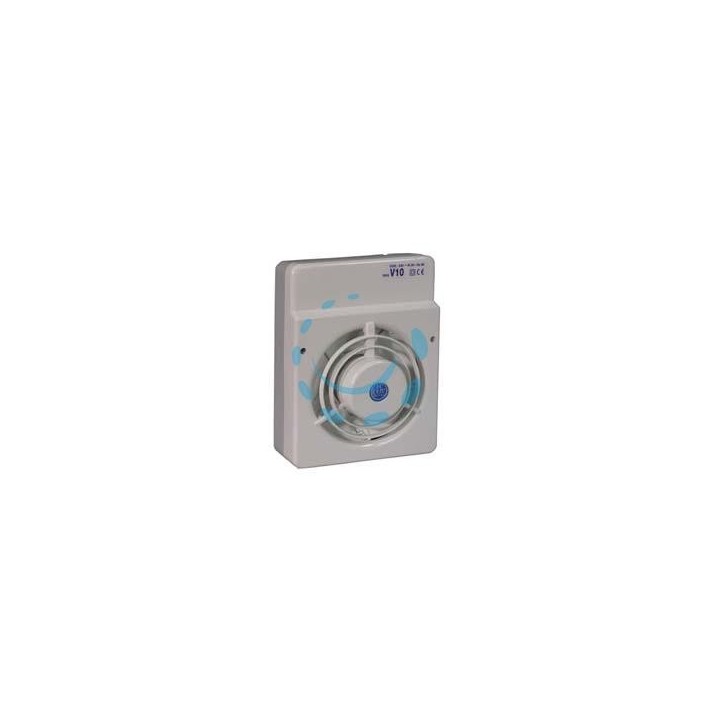 ASPIRATORE ELETTRICO DA PARETE CENTRIFUGO AUTOMATICO 20W - ø mm.100 di foro art.V10