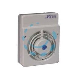 ASPIRATORE ELETTRICO DA PARETE CENTRIFUGO AUTOMATICO 20W - ø mm.120 di foro art.V12