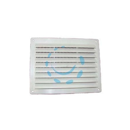 GRIGLIA AERAZIONE RETTANGOLARE IN PLASTICA - cm.20X15H.