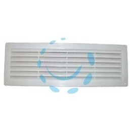 GRIGLIA AERAZIONE RETTANGOLARE IN PLASTICA - cm.38X15h.