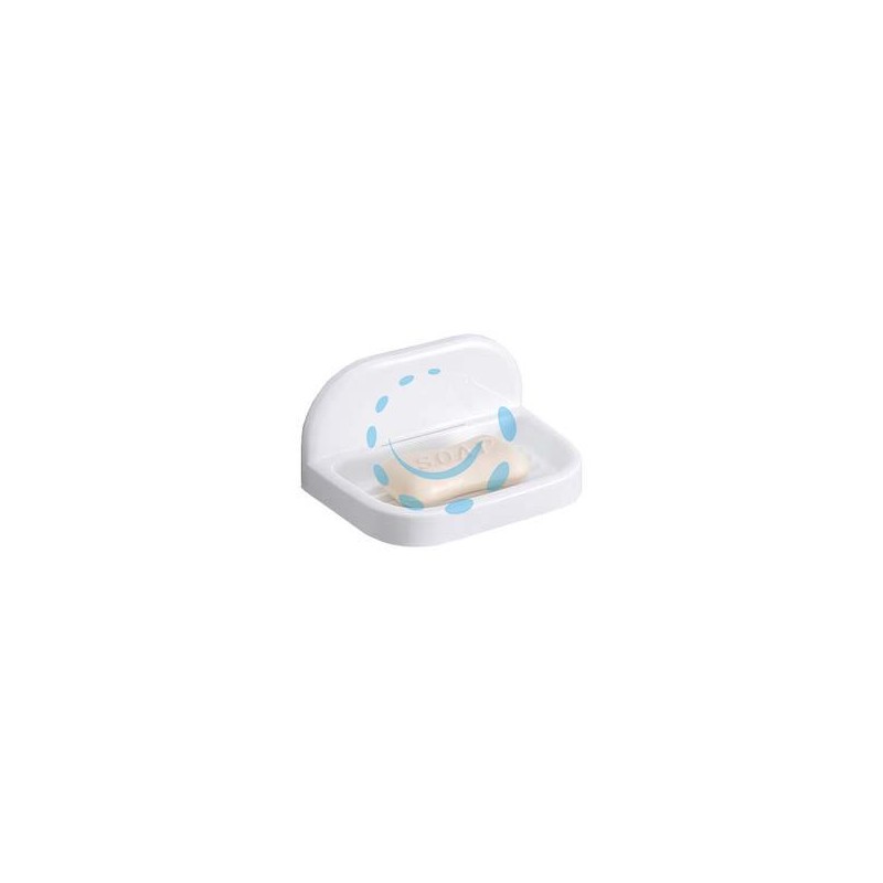 PORTASAPONE BAGNO IN PP - mm.148x95x75 - colore bianco 