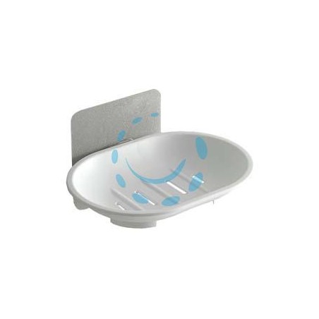PORTASAPONE BAGNO IN ABS - mm.130x97x75 - colore bianco 