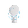 GANCIO BAGNO IN ABS - mm.67x115x39 - colore bianco